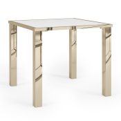 Bowery Dining Table_30 normal leg_Polished Gold_White copy